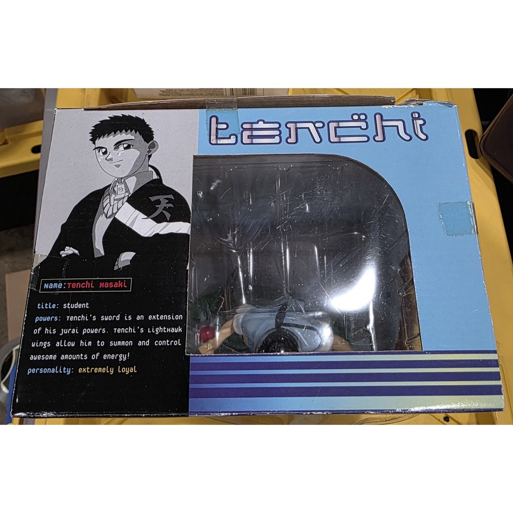 New Pioneeer Tenchi Muyo Anime Light up Figure Tenchi & Spaceship RARE Toonami - Picture 9 of 11